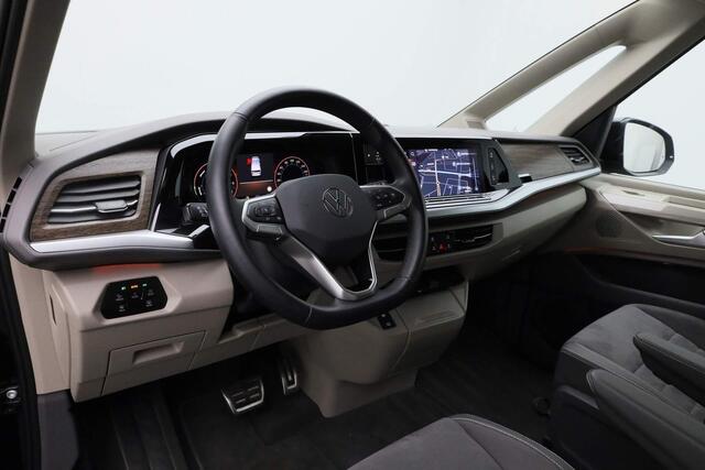 Volkswagen MULTIVAN 7 pers. 1.4 218PK DSG eHybrid L1H1 Style | Trekhaak | Elektr. schuifdeuren | Leder/alcantara | HUD | Camera | Stoelverwarming | Navi | Standkachel
