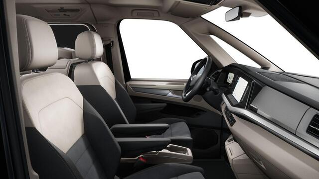 Volkswagen MULTIVAN Bulli L1 1.5 Ehybrid 180kW DSG 4 motion | Easy open pakket | Soundsystem "harman kardon" | Zitopstelling 2-2-3 met vis-a-vis mogelijkheid, met armleuningen | Top pakket |