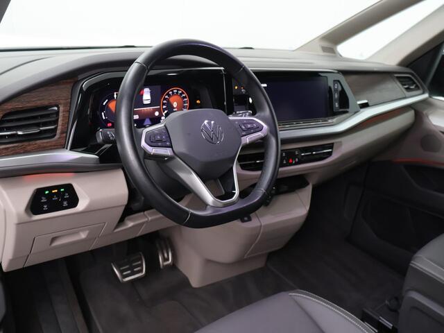 Volkswagen MULTIVAN 1.4 eHybrid L2H1 Style | PHEV 218 PK | 7-Zitter Vis-a-Vis | Lederen Bekleding | Elektrische Schuifdeuren + Achterklep met sluithulp | Standkachel | Trekhaak Wegklapbaar