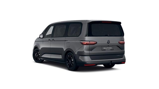 Volkswagen MULTIVAN Bulli L2 1.5 Ehybrid 180kW 245 pk DSG 4 motion | Versterkte kunststof vloerbedekking in houtlook | Multifunctionele verschuifbare tafel in passagiersruimte | Navigatiesysteem '' Discover Pro'' | Privacy Plus glas (90%) vanaf B-stijl |
