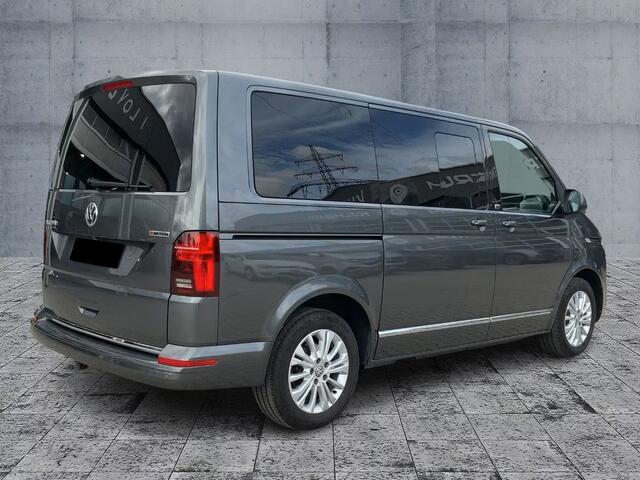 Volkswagen MULTIVAN T6.1 2.0 TDI L1H1 4Motion Generation SIX 204 PK DSG ACC EL. Stoelverstelling LED Trekhaak Leder 2 Schuifdeuren