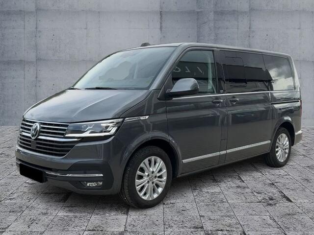 Volkswagen MULTIVAN T6.1 2.0 TDI L1H1 4Motion Generation SIX 204 PK DSG ACC EL. Stoelverstelling LED Trekhaak Leder 2 Schuifdeuren