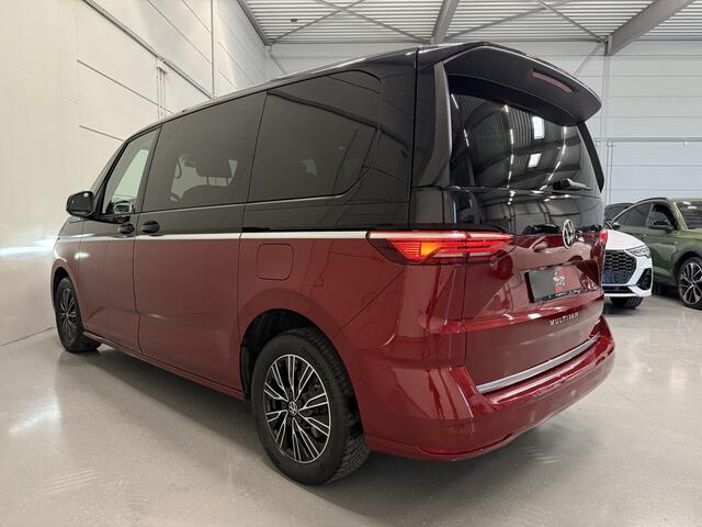Volkswagen MULTIVAN 1.4 eHybrid Energetic 7p. PANO/LEER/IQ-LIGHT/TREKHAAK/HARMAN-KARDON/CARPLAY/ADAPTIVE-ONDERSTEL/SFEER/ACC/EL.SCHUIFDEUREN/STANDKACHEL/CAMERA/TWO-TONE FORTANA-RED METALLIC-DEEP BLACK PEARL/VOLLEDIG VW DEALER HISTORIE, N