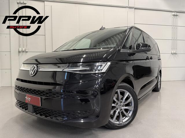 Volkswagen MULTIVAN 1.4 eHybrid L2 Energetic 6p. PANO/TREKHAAK/LEER/MASSAGE+VENTILATIE/H&K/HEAD-UP/CAMERA/ACC/ADAPTIVE-ONDERSTEL/ELECTR.SCHUIFDEUREN/18"/BLACK-PEARL/VOLLEDIGE VW DEALER HISTORIE, NET OH BEURT GEHAD!!