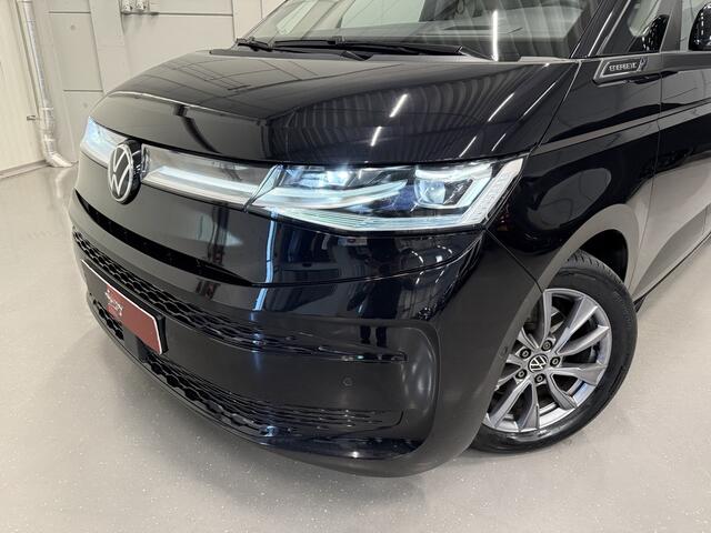Volkswagen MULTIVAN 1.4 eHybrid L2 Energetic 6p. PANO/TREKHAAK/LEER/MASSAGE+VENTILATIE/H&K/HEAD-UP/CAMERA/ACC/ADAPTIVE-ONDERSTEL/ELECTR.SCHUIFDEUREN/18"/BLACK-PEARL/VOLLEDIGE VW DEALER HISTORIE, NET OH BEURT GEHAD!!