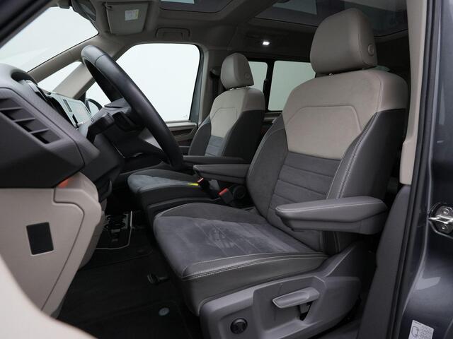 Volkswagen MULTIVAN 1.4 eHybrid 218 pk L2H1 Style | Panoramadak | Trekhaak | Elektrische schuifdeuren | IQ Light | Leder/alcantara | Achteruitrijcamera | Adaptive Cruise | Stoelverwarming | Navigatie