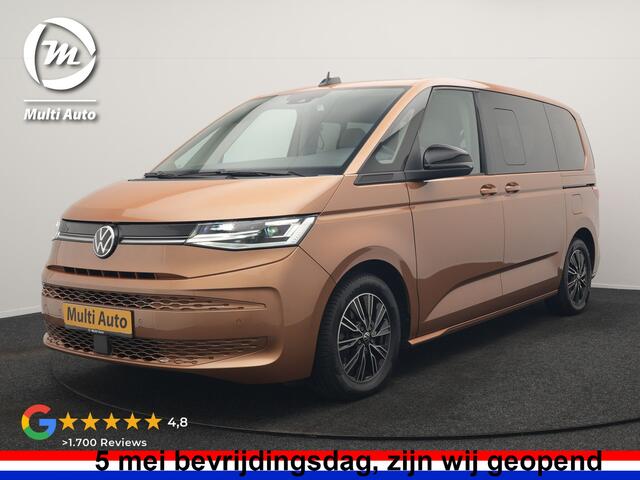 Volkswagen MULTIVAN 1.4 eHybrid L1H1 Style 7 Persoons PHEV 218pk | Trekhaak Af Fabriek | Panodak | Alcantara Sportstoelen & Stuur Verwarmd Adaptive Cruise | Camera | IQ Light | Apple Carplay | Blis | Navigatie | DAB | Plug In Hybrid |