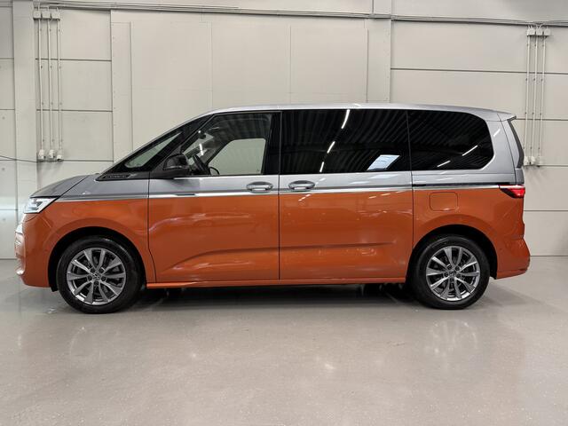 Volkswagen MULTIVAN 1.4 eHybrid Energetic PANO/TREKHAAK/MASSAGE/LEER/HEAD-UP/IQ-LIGHT/ELECTR.SCHUIFDEUREN/ACC/360CAMERA/SFEER/STANDKACHEL/TWO-TONE/UNIEK SLECHTS 37.000KM, NET OH BEURT GEHAD BIJ VW DEALER