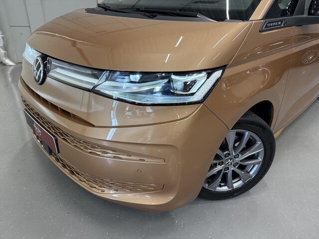 Volkswagen MULTIVAN 1.4 eHybrid Energetic 7p. PANO/LEER/MASSAGE+VENTILATIE/H&K/HEAD-UP/360CAMERA/ELECTR.SCHUIFDEUREN/ACC/SFEER/KEYLESS/IQ-LIGHT/18"/KLEUR COPPER-BRONZE/VW DEALER HISTORIE