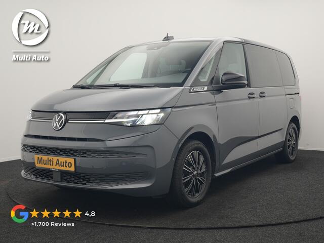 Volkswagen MULTIVAN 1.4 eHybrid Bulli 7 Zits PHEV 218pk Dealer O.H | Trekhaak Af Fabriek | Adaptive Cruise | Camera | Sportstoelen & Stuur Verwarmd | Apple Carplay | BLIS | Navigatie | Virtual | DAB | 17"L.M | Plug In Hybrid |