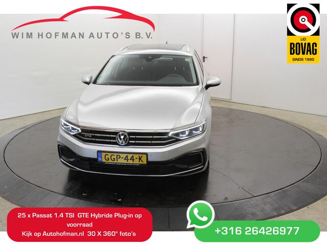 Volkswagen PASSAT GTE Virtual EL Trekt+aKlep Disc pro Navi leder Pano Camera Dodeh detec