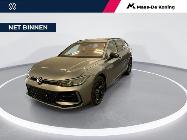Volkswagen PASSAT Variant 1.5 eTsi 272pk DSG R-Line Edition · Keyless · 360 Camera · Elek. Trekhaak · Elek.Achterklep · Apple/Android Car Play · 18'' Inch · Garantie t/m Augustus 2026