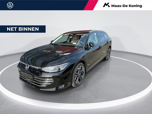 Volkswagen PASSAT Variant 1.5 272pk DSG eHybrid Elegance Business · Leder · Massage · Stoelventilatie · Elek. Trekhaak · Elek. Achterklep · Apple/Android Car Play · Navigatie · 18'' Inch ·