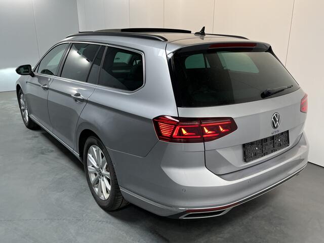 Volkswagen PASSAT Variant 1.4 TSI PHEV GTE / AUTOMAAT/ PANO/ TREKHAAK/ ERGO COMFORT/ ACC/ STUUR+STOELVERWARM./ DODEHOEK/ APP-CONNECT/ PARK.SENSOR.V+A/ CAMERA/ ELEK.ACHTERKLEP/ KEYLESS/ DIGITAL DASH/ NAVI/ DAB/ CLIMA/ LED