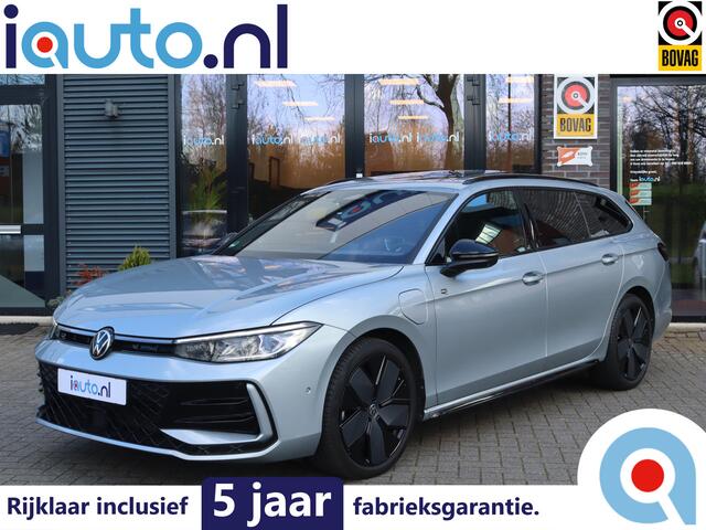 Volkswagen PASSAT Variant 1.5 eHybrid 272PK R-Line Edition Black Style Leder/Pano/IQ.Light/360/Headup/HK/Navi Max/ACC/19"/Trekhaak wegkl.