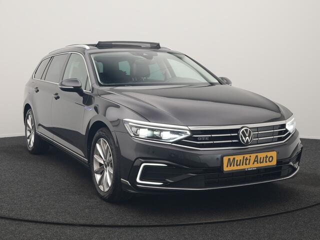 Volkswagen PASSAT 1.4 TSI GTE Business PHEV 218pk Dealer O.H. | Trekhaak Af Fabriek | Panodak | Adaptive Cruise | Camera | IQ Light | Alcantara Sportstoelen Massage & Verwarmd | Stuur Verwarmd | Keyless | Blis | Sfeerverlichting | Apple Carplay | DAB | Plug In Hybrid |
