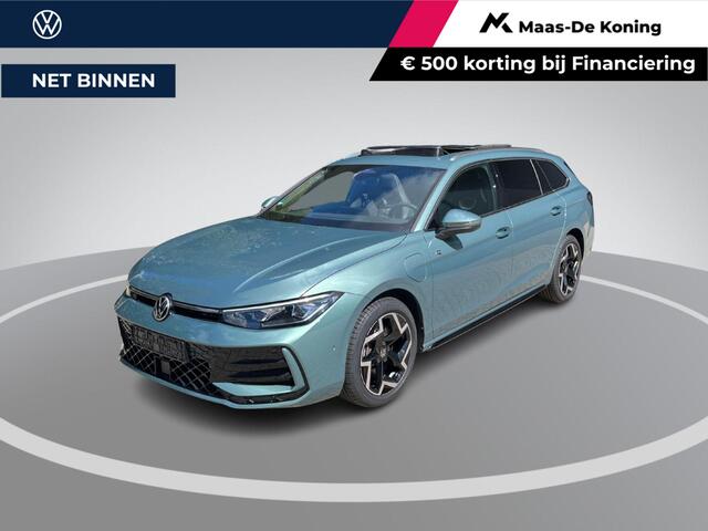 Volkswagen PASSAT Variant 1.5 eHybrid 272pk DSG R-Line Edition · Panoramadak · Inklap. Trekhaak · 360 Camera · Keyless · Matrix LED · Elek. Achterklep · Head-Up Display · Garantie t/m 13-11-2030 of 100.000km
