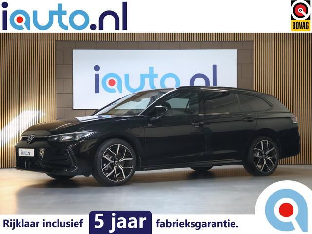 Volkswagen PASSAT Variant 1.5 eHybrid 272PK R-Line Black Style Leder/Pano/IQ.Light/360/Headup/HK/Navi Max/ACC/19"/Trekhaak wegkl.