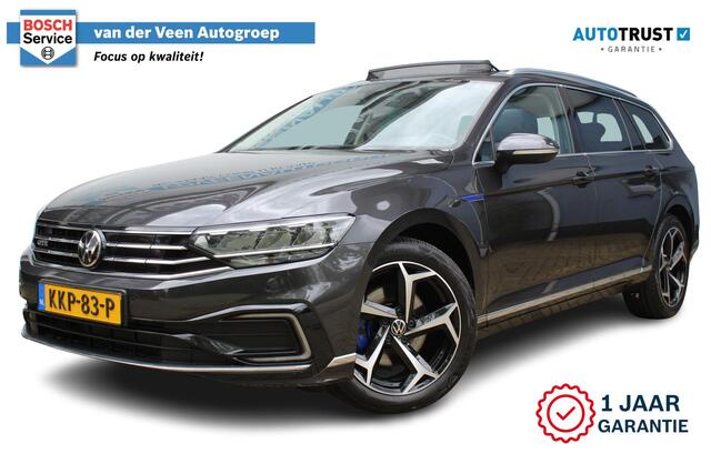Volkswagen PASSAT Variant 1.4 TSI PHEV GTE Business | Incl. 12 maanden Garantie | SoH 100 % | Panorama dak | Stoelmassage | Adaptive cruise | Achteruitrijcamera | Keyless entry/start | Stoel/stuur verwarming | Elektrische kofferbakklep | Apple CarPlay/Android Auto | Climate controle | Navigatie | Standkachel | Lederen bekleding | Dodehoekdetectie |