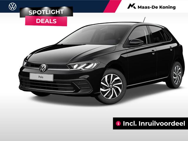 Volkswagen POLO Life Edition 1.0 TSI 1.0 95 pk 7 versn. DSG · Airconditioning automatisch, 2-zone (climatronic) · Velgen 'essex', 15 inch lichtmetaal · Incl. inruilvoordeel
