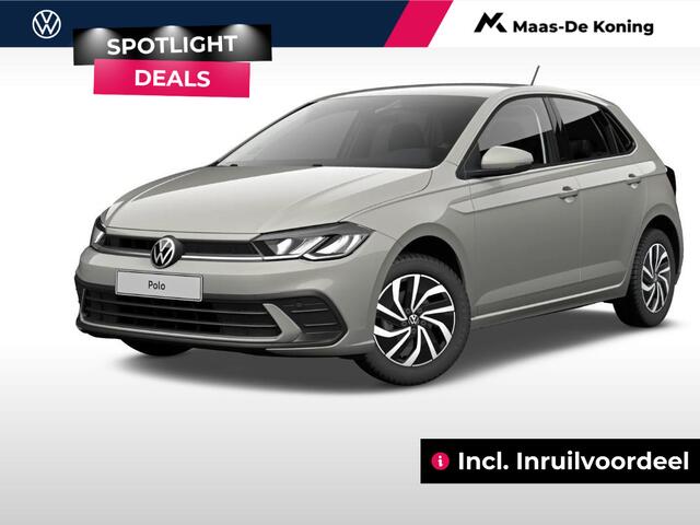 Volkswagen POLO Life Edition 1.0 TSI 95 pk 5 versn. Hand · Airconditioning automatisch, 2-zone (climatronic) · incl. inruilvoordeel ·