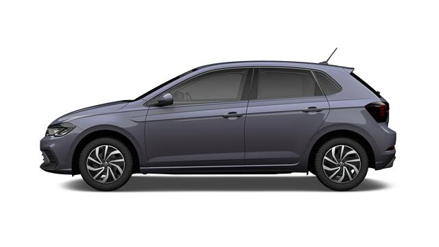 Volkswagen POLO 1.0 TSI 95 5MT Life Edition Rijstrookbehoudassistent (Lane Assist) | Zijruiten achter en achterruit getint, 65% lichtabsorberend | 'App-Connect' smartphone integratie | Parkeersensoren (Park Distance Control)