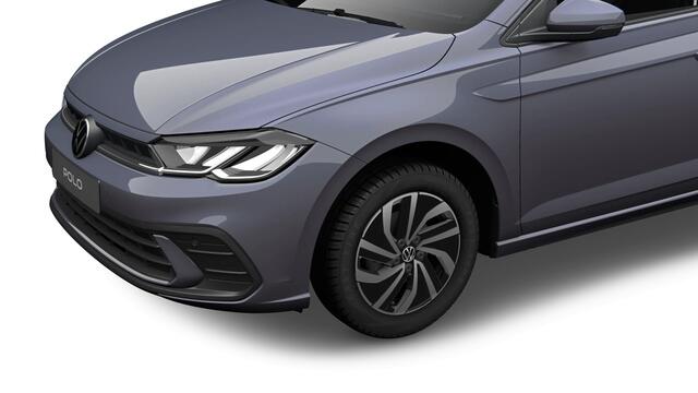 Volkswagen POLO 1.0 TSI 95 5MT Life Edition Rijstrookbehoudassistent (Lane Assist) | Zijruiten achter en achterruit getint, 65% lichtabsorberend | 'App-Connect' smartphone integratie | Parkeersensoren (Park Distance Control)