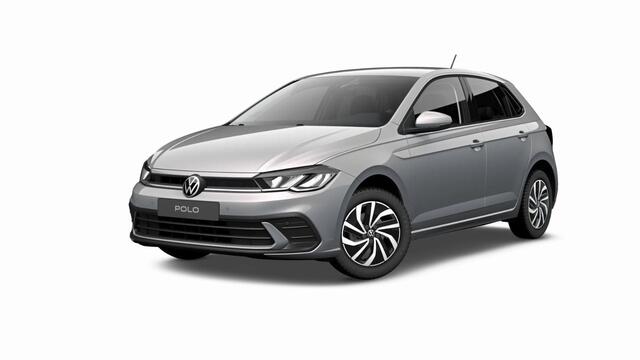 Volkswagen POLO 1.0 TSI 95 5MT Life Edition Rijstrookbehoudassistent (Lane Assist) | Zijruiten achter en achterruit getint, 65% lichtabsorberend | 'App-Connect' smartphone integratie | Parkeersensoren (Park Distance Control) | Airconditioning automatisch (Climatronic), 2