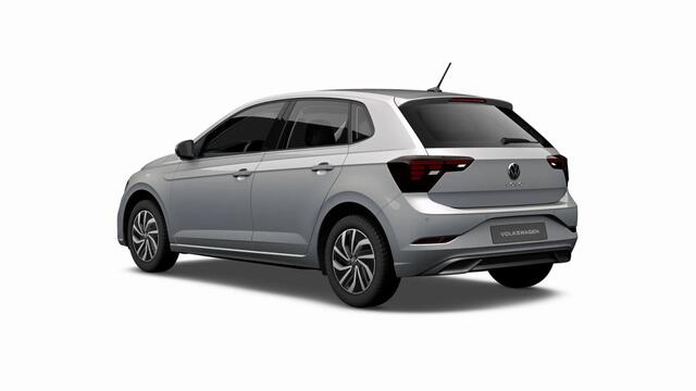 Volkswagen POLO 1.0 TSI 95 5MT Life Edition Rijstrookbehoudassistent (Lane Assist) | Zijruiten achter en achterruit getint, 65% lichtabsorberend | 'App-Connect' smartphone integratie | Parkeersensoren (Park Distance Control) | Airconditioning automatisch (Climatronic), 2