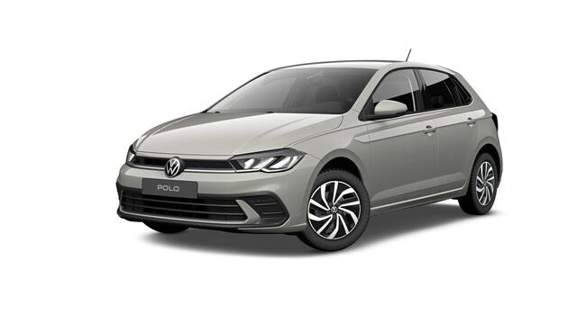 Volkswagen POLO 1.0 TSI 95 5MT Life Edition Parkeersensoren achter (Park Distance Control) | Rijstrookbehoudassistent (Lane Assist) | Zijruiten achter en achterruit getint, 65% lichtabsorberend | Airconditioning automatisch (Climatronic), 2-zone | 'App-Connect' smartphon