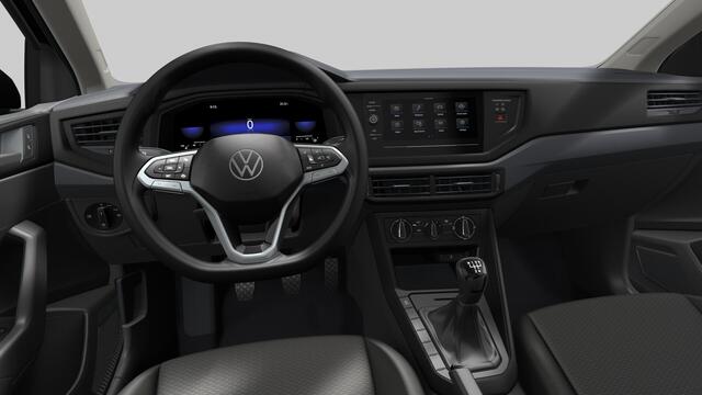 Volkswagen POLO 1.0 MPI 80 5MT Rijstrookbehoudassistent (Lane Assist) | Rijstrookbehoudassistent (Lane Assist) | Afstandscontrolesysteem (Front Assist) | 'App-Connect' smartphone integratie | Parkeersensoren achter (Park Distance Control)