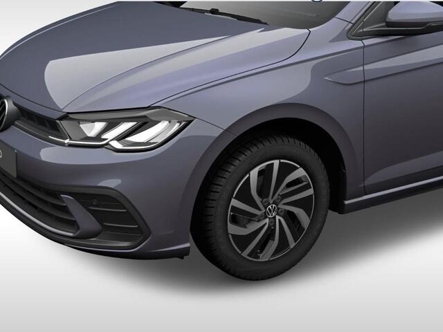 Volkswagen POLO Life Edition 1.0 TSI 95 pk 7 versn. DSG · Achteruitrijcamera · Parkeersensor achter · Velgen 'essex', 15 inch lichtmetaal ·