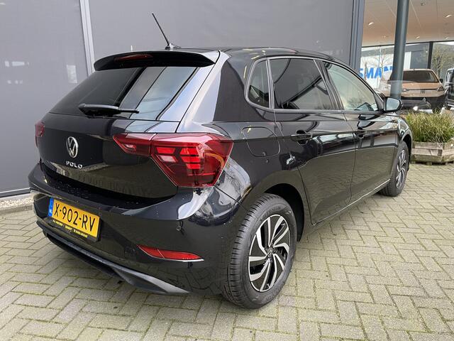 Volkswagen POLO 1.0 TSI Life Business NIEUW!! Climate control - Cruise control adaptive - Parksensoren v+a - Navi full map - A-uitrijcamera - MF Lederen stuurwiel - LMV - Apple carplay/Android auto - Bluetooth - DAB - Hill hold - Regen s