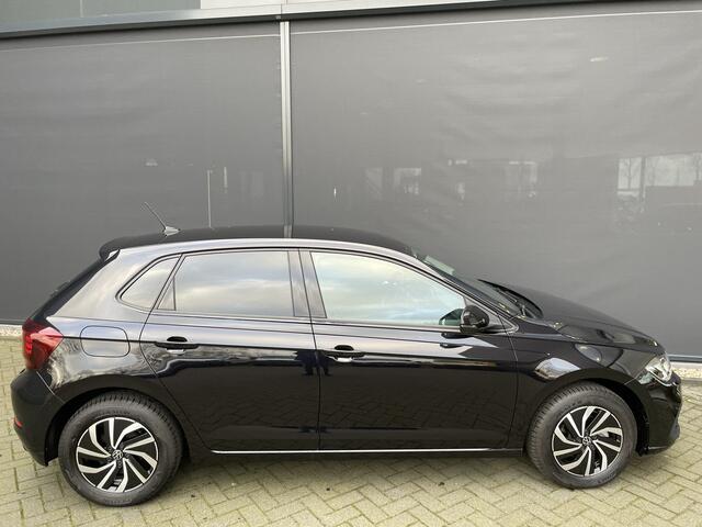 Volkswagen POLO 1.0 TSI Life Business NIEUW!! Climate control - Cruise control adaptive - Parksensoren v+a - Navi full map - A-uitrijcamera - MF Lederen stuurwiel - LMV - Apple carplay/Android auto - Bluetooth - DAB - Hill hold - Regen s