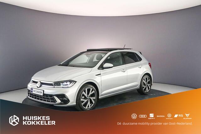 Volkswagen POLO R-Line Business 1.0 TSI 110pk DSG Automaat Panoramadak, Adaptive cruise control, LED matrix koplampen, Achteruitrijcamera, Stoelverwarming, App connect, Parkeersensoren
