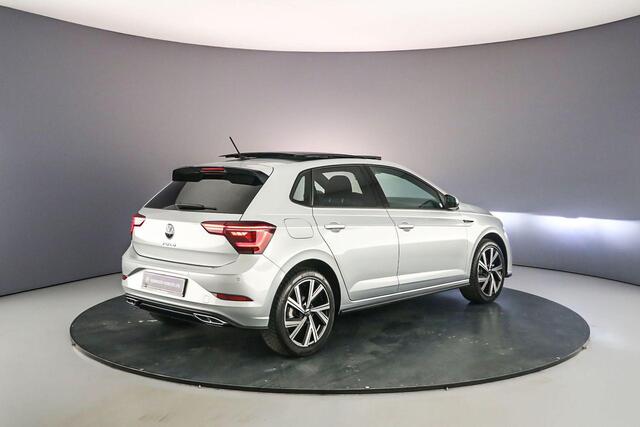Volkswagen POLO R-Line Business 1.0 TSI 110pk DSG Automaat Panoramadak, Adaptive cruise control, LED matrix koplampen, Achteruitrijcamera, Stoelverwarming, App connect, Parkeersensoren
