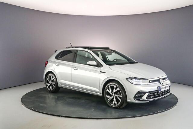 Volkswagen POLO R-Line Business 1.0 TSI 110pk DSG Automaat Panoramadak, Adaptive cruise control, LED matrix koplampen, Achteruitrijcamera, Stoelverwarming, App connect, Parkeersensoren