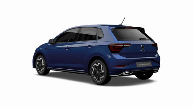Volkswagen POLO 1.0 TSI 95 7DSG R-Line Edition Automaat | Verwarmbare voorstoelen | Zijruiten achter en achterruit getint, 65% lichtabsorberend | Airconditioning automatisch (Climatronic), 2-zone | Diefstalalarm
