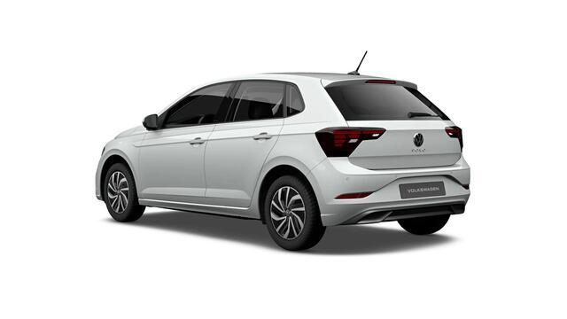 Volkswagen POLO 1.0 TSI 95 5MT Life Edition Zijruiten achter en achterruit getint, 65% lichtabsorberend | 'App-Connect' smartphone integratie | Parkeersensoren achter (Park Distance Control) | Airconditioning automatisch (Climatronic), 2-zone