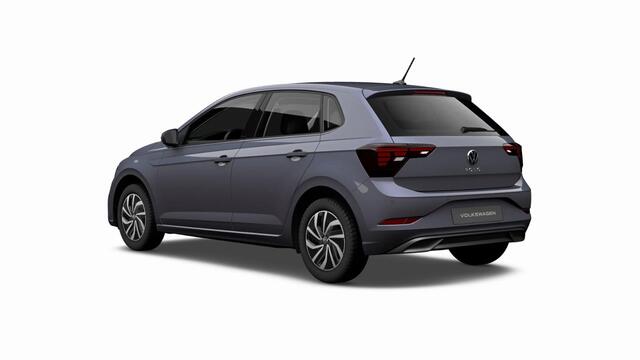 Volkswagen POLO 1.0 TSI 95 5MT Life Edition 'App-Connect' smartphone integratie | Zijruiten achter en achterruit getint, 65% lichtabsorberend | Parkeersensoren achter (Park Distance Control)