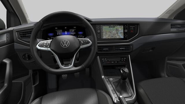 Volkswagen POLO 1.0 TSI 95 5MT Life Edition Zijruiten achter en achterruit getint, 65% lichtabsorberend | 'App-Connect' smartphone integratie | Parkeersensoren achter (Park Distance Control) | Airconditioning automatisch (Climatronic), 2-zone