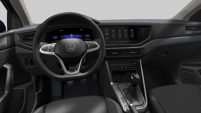 Volkswagen POLO 1.0 TSI 95 5MT Life Edition 'App-Connect' smartphone integratie | Parkeersensoren achter (Park Distance Control) | Rijstrookbehoudassistent (Lane Assist) | Airconditioning automatisch (Climatronic), 2-zone | Zijruiten achter en achterruit getint, 65% lich