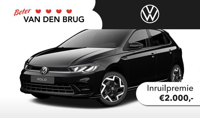 Volkswagen POLO 1.0 TSI R-Line | Camera | Stoelverwarming | Keyless | Parkeersensoren | 16"LMV