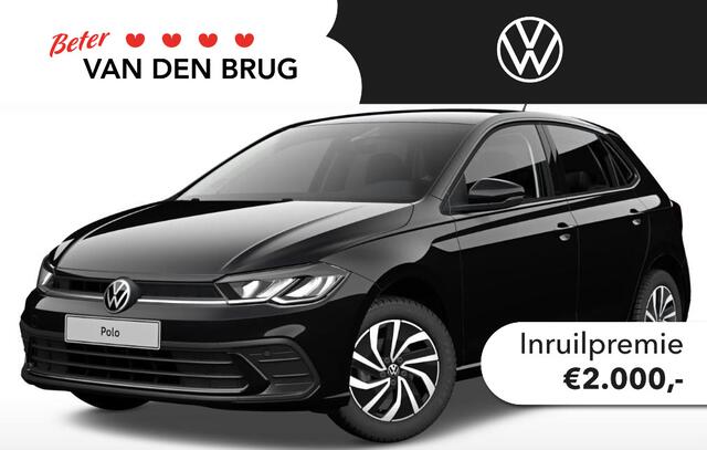 Volkswagen POLO 1.0 TSI Life Edition | Navigatie | Parkeersensoren | Camera | Getint Glas | 15 inch