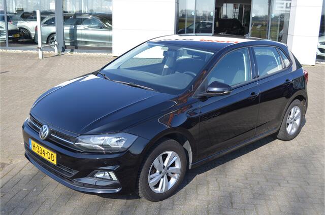 Volkswagen POLO 1.0 TSI Comfortline Carplay | PDC V+A | Navi | Adaptive cruise | Metallic zwart | Airco | LMV