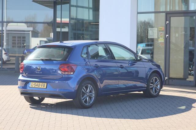 Volkswagen POLO 1.0 TSI Comfortline 95PK / 70kW, DAB+, Apple Carplay / Android Auto, adaptieve cruise control (acc), airco, elektrisch verstel- en verwarmbare buitenspiegels, LED dagrijverlichting, 16" 'Sebring' LMV, multifunctioneel lederen stuurwiel, Bluetooth telefoon