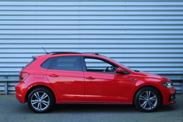 Volkswagen POLO 1.0 TSI 96pk R-Line NL-Auto NAP BTW Panoramadak Clima Cruise Navi PDC Carplay Dig. Cockpit LED