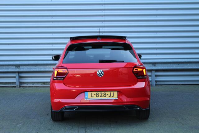 Volkswagen POLO 1.0 TSI 96pk R-Line NL-Auto NAP BTW Panoramadak Clima Cruise Navi PDC Carplay Dig. Cockpit LED