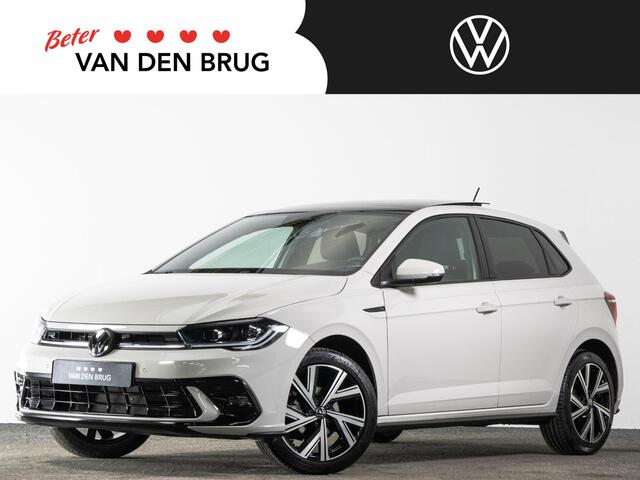 Volkswagen POLO 1.0 TSI R-Line | LED Matrix IQ | Panoramadak | Navigatie | Adapt. Cruise | Stoelverwarming |