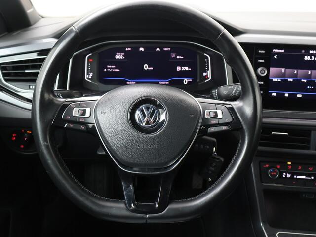 Volkswagen POLO 1.0 TSI Highline | Digitale Cockpit | Multifunctioneel stuurwiel | Cruise control | Spraakbediening | Dab+ | Bluetooth | Navigatie FullMap | Apple Carplay - Androidauto | Climate | automatische verlichting | Spiegelverwarming | Parkeersensoren Voor + Acht